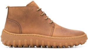 Camper Ground lace-up boots Brown