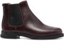 Camper Iman round-toe leather boots Red - Thumbnail 1