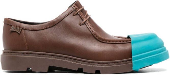 Camper Junction leather derby shoes Brown