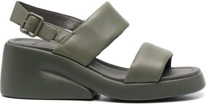 Camper Kaah chunky leather sandals Green