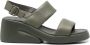 Camper Kaah chunky leather sandals Green - Thumbnail 1