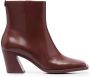 Camper Karole square-toe ankle boots Red - Thumbnail 1