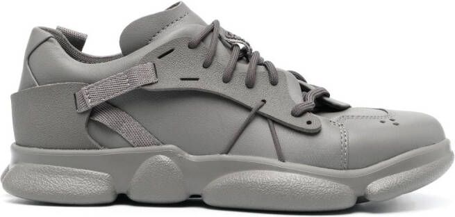 Camper Karst lace-up leather trainers Grey