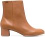 Camper Katie ankle boots Brown - Thumbnail 1