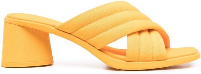 Camper Kiara crossover-strap sandals Orange