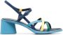 Camper Kiara strappy 60mm leather sandals Blue - Thumbnail 1