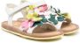 Camper Kids Bicho floral-applique detail sandals White - Thumbnail 1