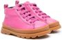 Camper Kids Brutus ankle leather boots Pink - Thumbnail 1