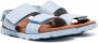 Camper Kids Brutus touch-strap leather sandals Blue - Thumbnail 1