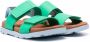 Camper Kids Brutus touch-strap leather sandals Green - Thumbnail 1