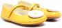 Camper Kids button-detail leather ballerinas Yellow - Thumbnail 1