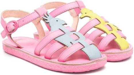 Camper Kids caged-design sandals Pink