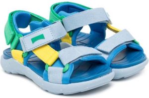Camper Kids colour-block touch-strap sandals Blue