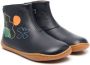 Camper Kids embroidered-detail ankle boots Blue - Thumbnail 1