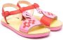 Camper Kids flamingo-detail sandals Red - Thumbnail 1