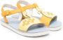 Camper Kids flamingo-detail sandals Yellow - Thumbnail 1