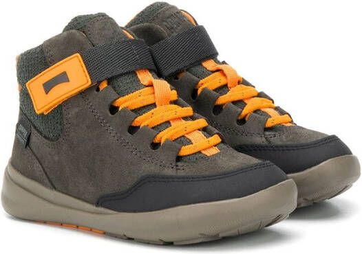 Camper Kids lace-up high-top sneakers Brown