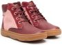 Camper Kids leather colour-block boots Red - Thumbnail 1