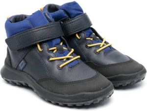 Camper Kids logo-patch ankle boots Blue