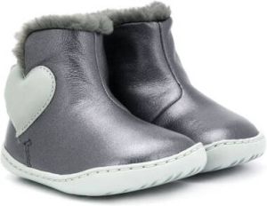 Camper Kids love heart boots Grey