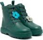 Camper Kids Norte Twins leather boots Green - Thumbnail 1