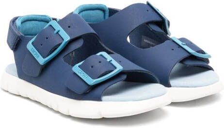 Camper Kids open-toe buckle-fastening sandals Blue