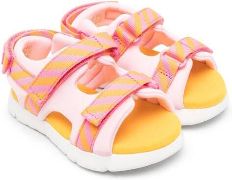 Camper Kids open toe touch-strap sandals Pink