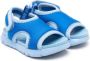 Camper Kids Oruga contrast-trim touch-strap sandals Blue - Thumbnail 1