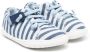 Camper Kids Peu Cami stripe-print sneakers Blue - Thumbnail 1