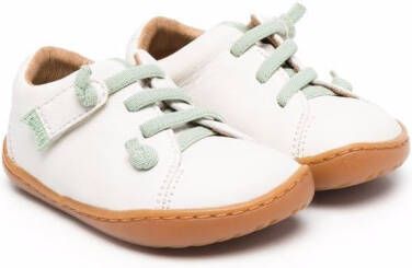 Camper Kids Peu lace-up leather sneakers White