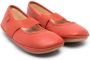 Camper Kids Right leather ballerina shoes Red - Thumbnail 1