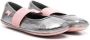 Camper Kids Right metallic ballerina shoes Silver - Thumbnail 1