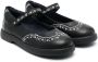 Camper Kids round-toe leather ballerina shoes Black - Thumbnail 1