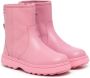 Camper Kids round-toe leather boots Pink - Thumbnail 1