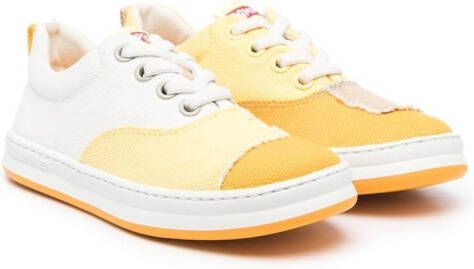 Camper Kids Runner Four panelled sneakers Yellow