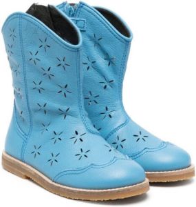Camper Kids Savina perforated ankle boots Blue