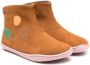 Camper Kids side embroidered-detail boots Brown - Thumbnail 1