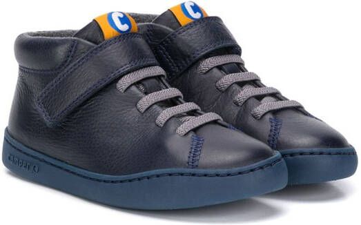 Camper Kids touch-strap high-top sneakers Blue
