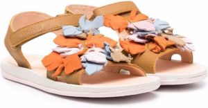 Camper Kids Twins appliqué-detail sandals Brown