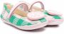 Camper Kids Twins checked ballerina shoes Pink - Thumbnail 1