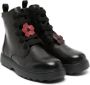 Camper Kids Twins leather ankle boots Black - Thumbnail 1