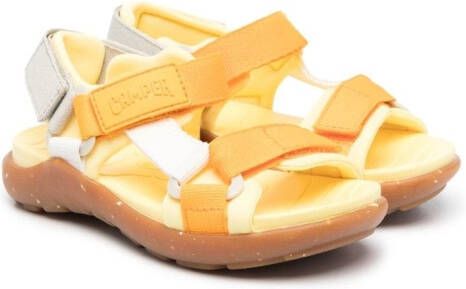 Camper Kids Wous touch-strap sandals Yellow