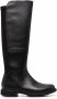 Camper knee-length panelled leather boots Black - Thumbnail 1