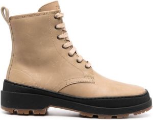 Camper lace-up ankle boots Neutrals