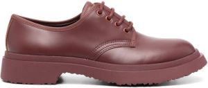Camper lace-up derby shoes Red