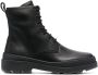 Camper lace-up leather boots Black - Thumbnail 1
