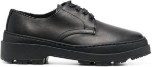 Camper lace-up leather brogues Black