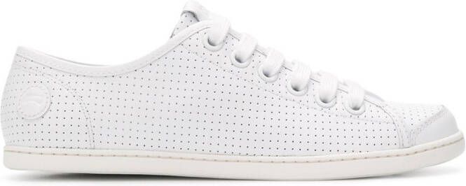 Camper Uno perforated leather sneakers White