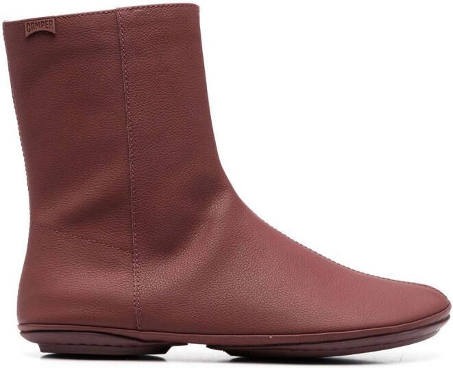 Camper leather ankle boots Red