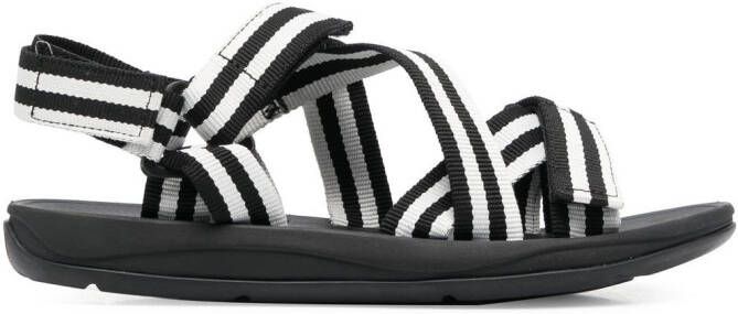 Camper Match striped sandals Black